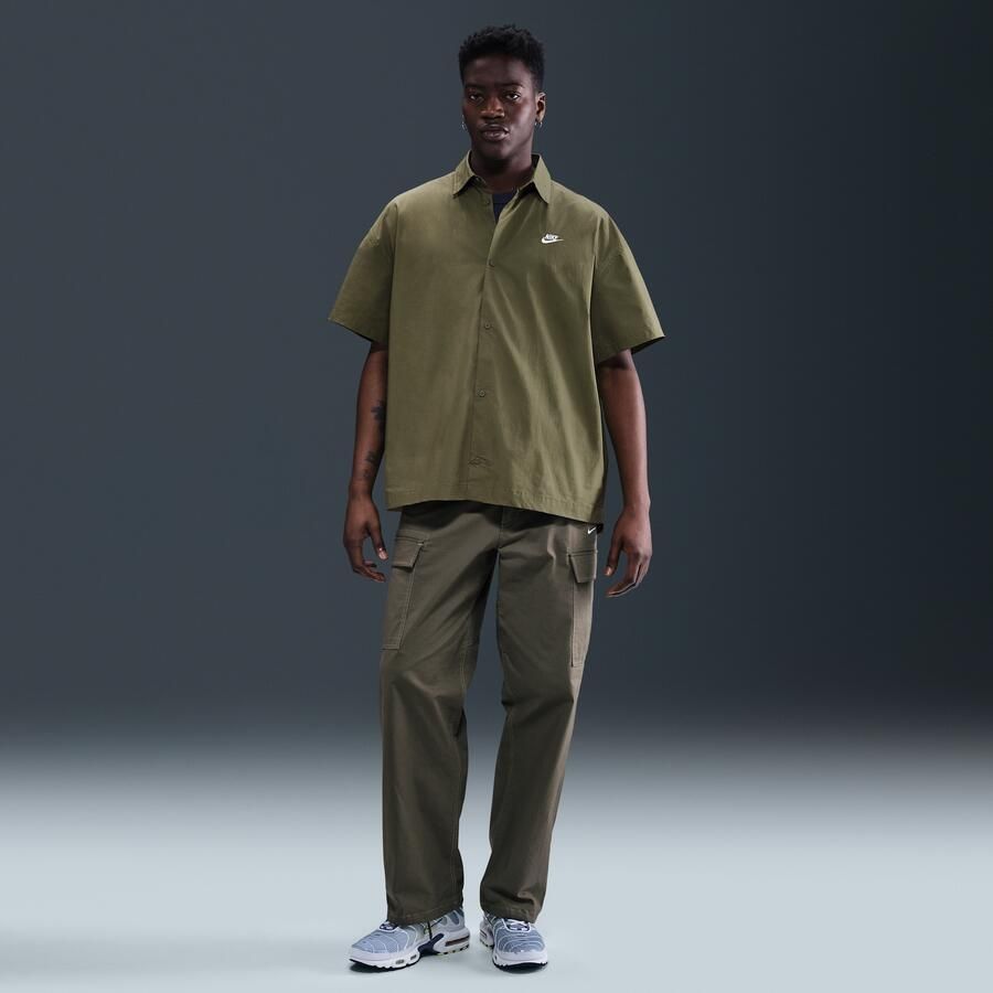 Nike Club overhemd met korte mouwen en knoopsluiting voor heren Groen - Foto 3