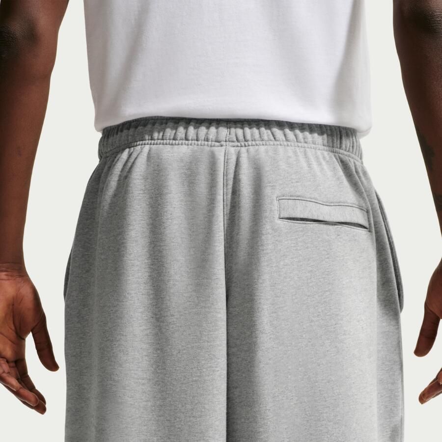 Nike Club oversized broek van sweatstof voor heren Grijs