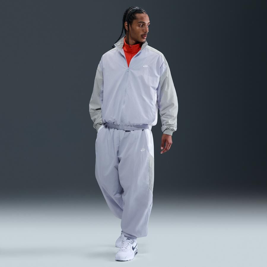 Nike Club oversized geweven trainingsbroek voor heren Grijs - Foto 4