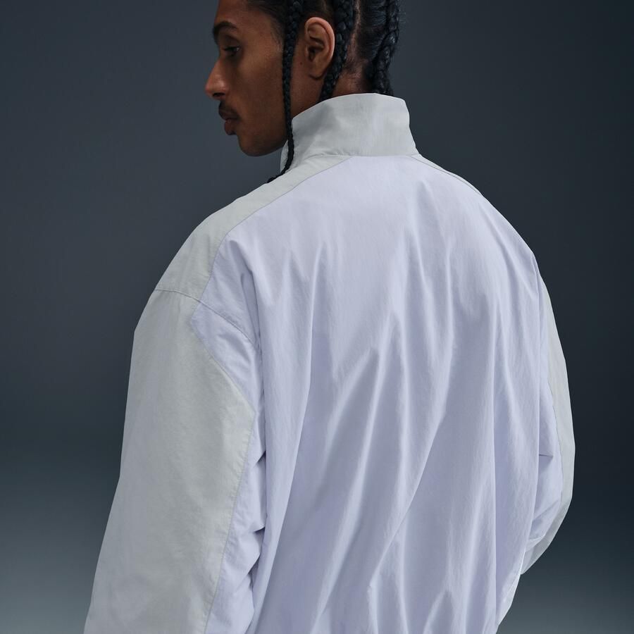 Nike Club oversized geweven trainingsjack voor heren Grijs