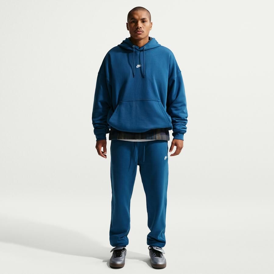 Nike Club oversized hoodie van sweatstof voor heren Blauw