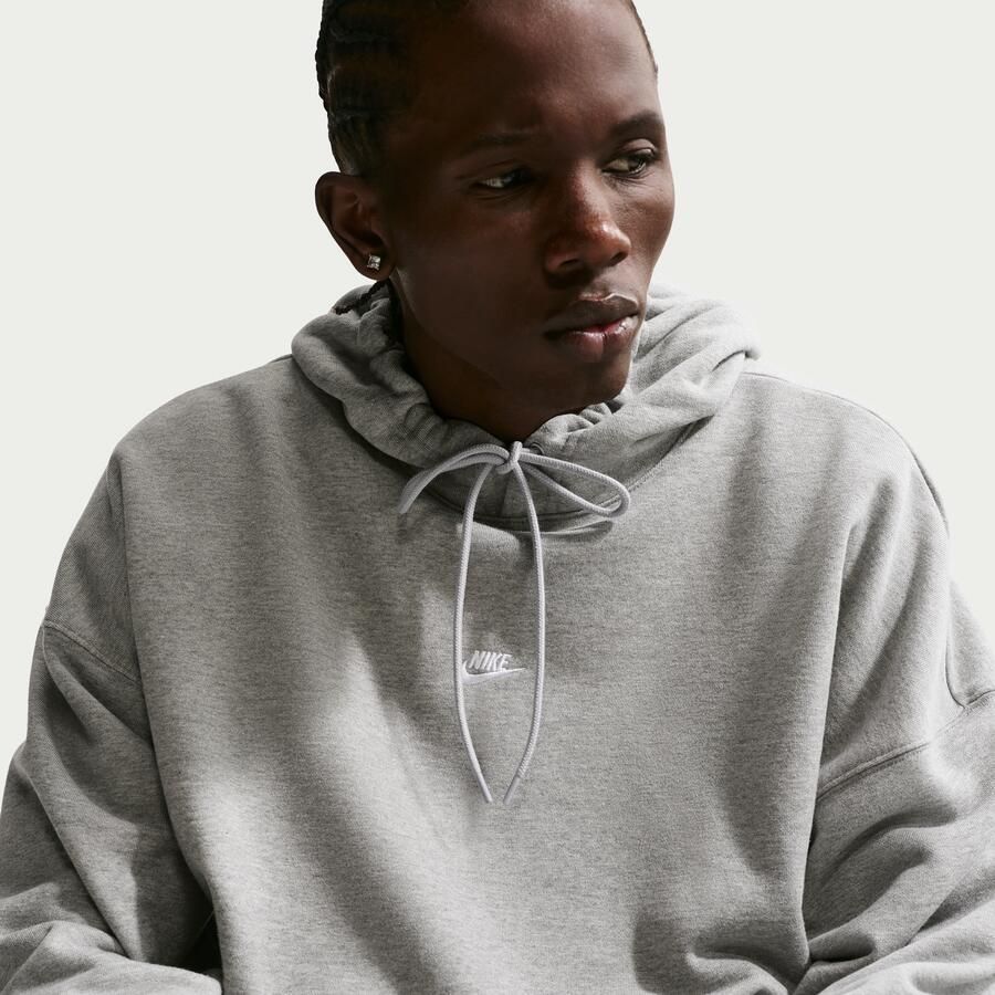 Nike Club oversized hoodie van sweatstof voor heren Grijs