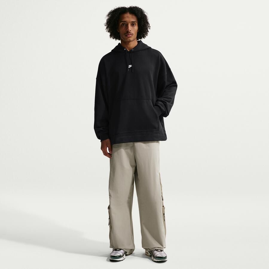 Nike Club oversized hoodie van sweatstof voor heren Zwart