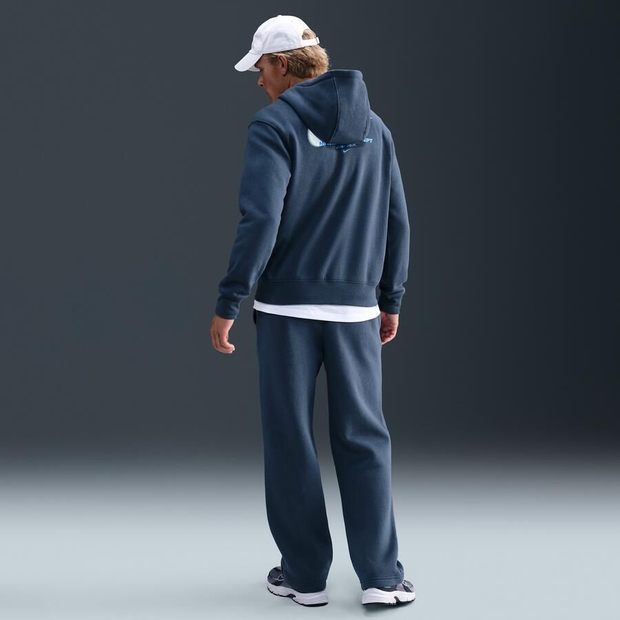 Nike Club oversized joggingbroek met elastische tailleband voor heren Blauw - Foto 3