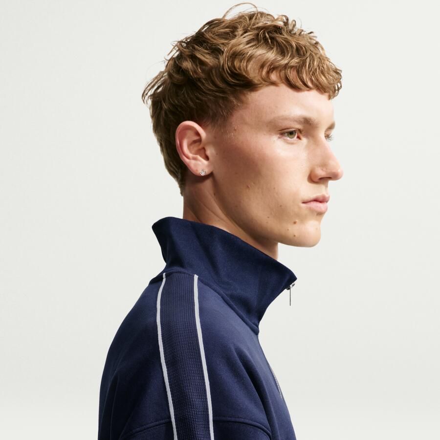 Nike Club oversized knit trainingsjack voor heren Blauw