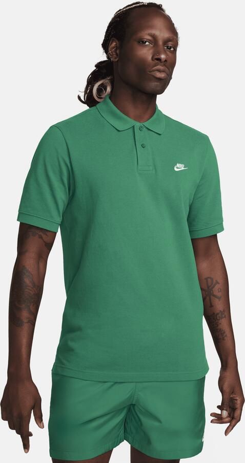 Nike Club polo met korte mouwen voor heren Groen - Foto 2