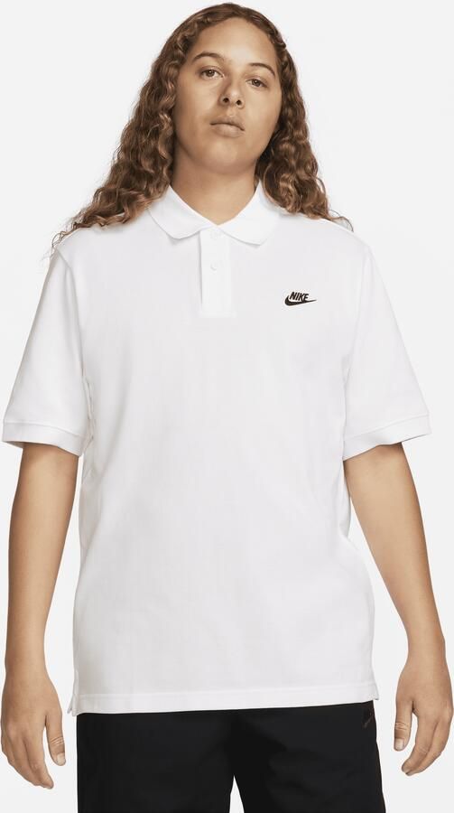 Nike Essential Pique Polo Shirt Wit Zwart White Heren - Foto 4