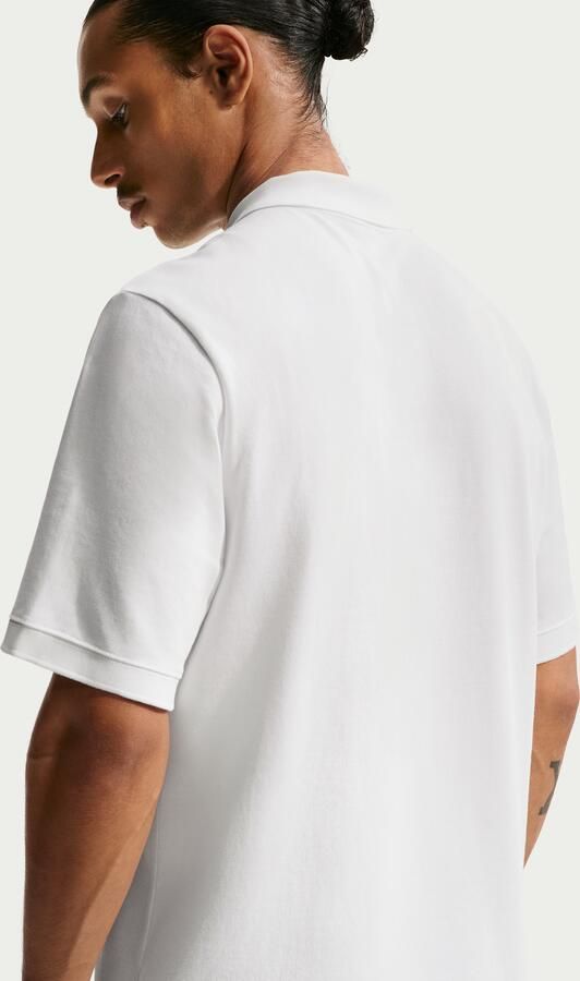 Nike Essential Pique Polo Shirt Wit Zwart White Heren - Foto 8