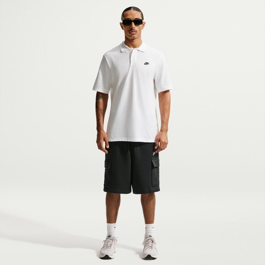 Nike Essential Pique Polo Shirt Wit Zwart White Heren - Foto 3
