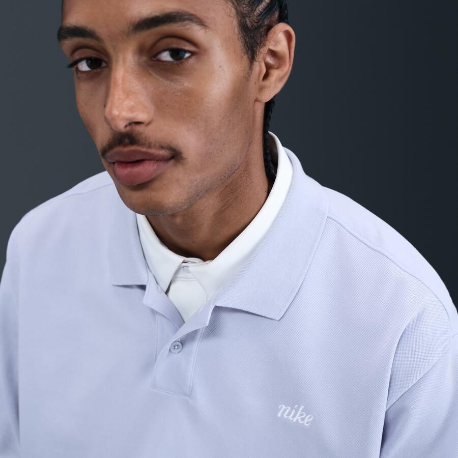 Nike Club polo voor heren Grijs - Foto 2