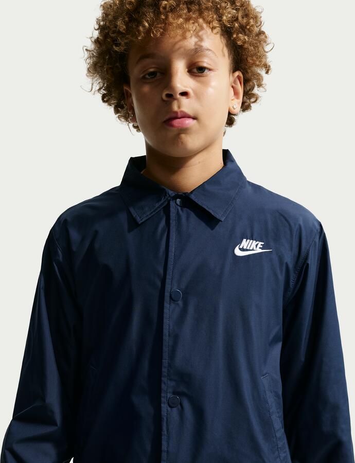 Nike Club repel coachjack voor kids Blauw - Foto 3