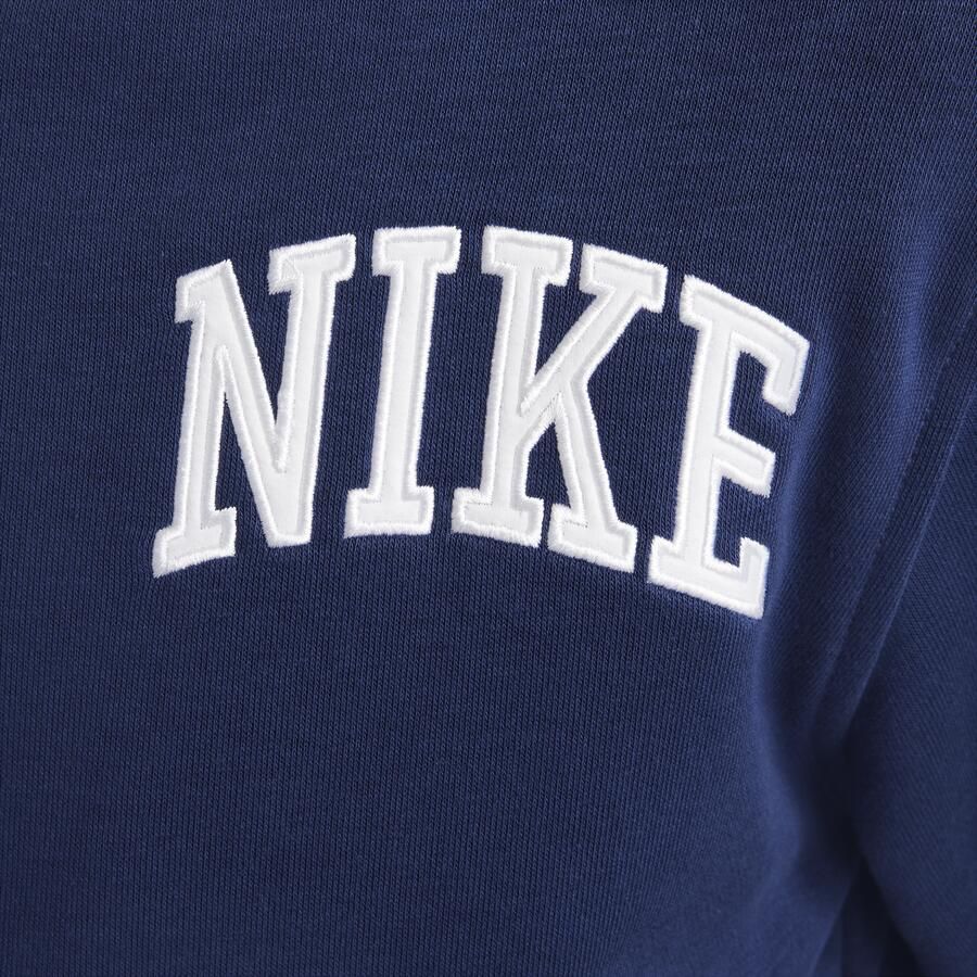 Nike Club sweatshirt van sweatstof met ronde hals voor Blauw - Foto 3