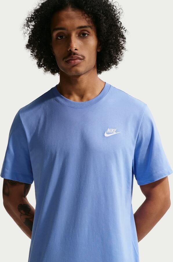 Nike Club T-shirt voor heren Blauw - Foto 4