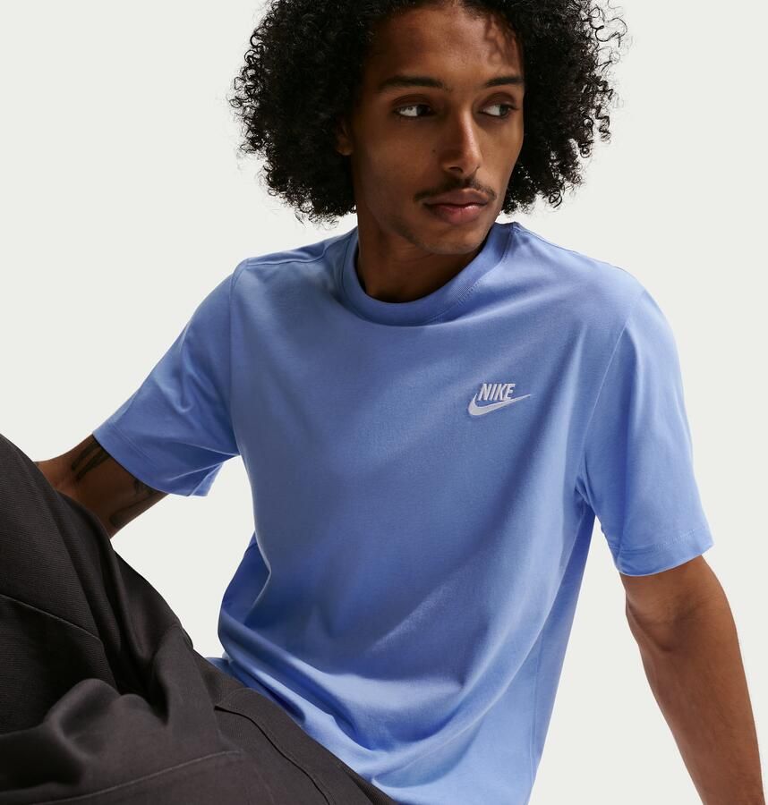 Nike Club T-shirt voor heren Blauw - Foto 2