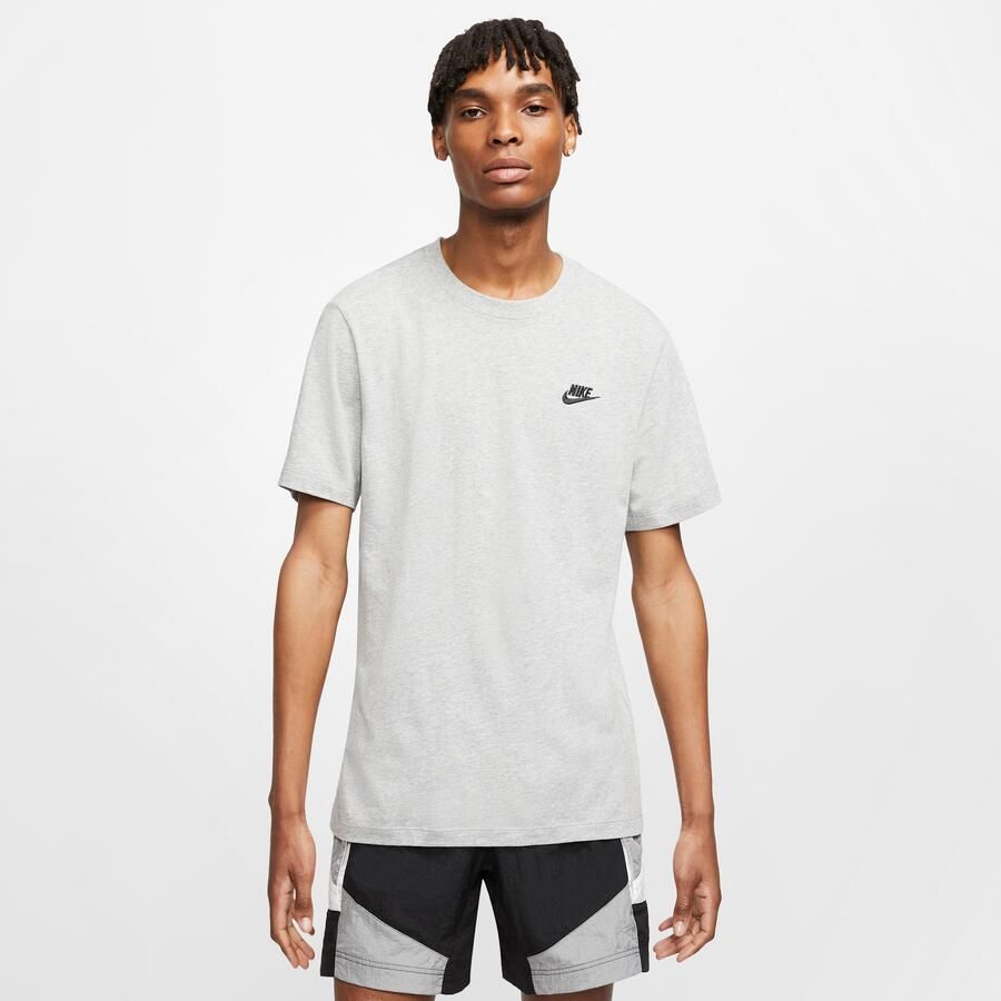 Nike Sportswear Club Grijze Heren T-shirt Gray Heren