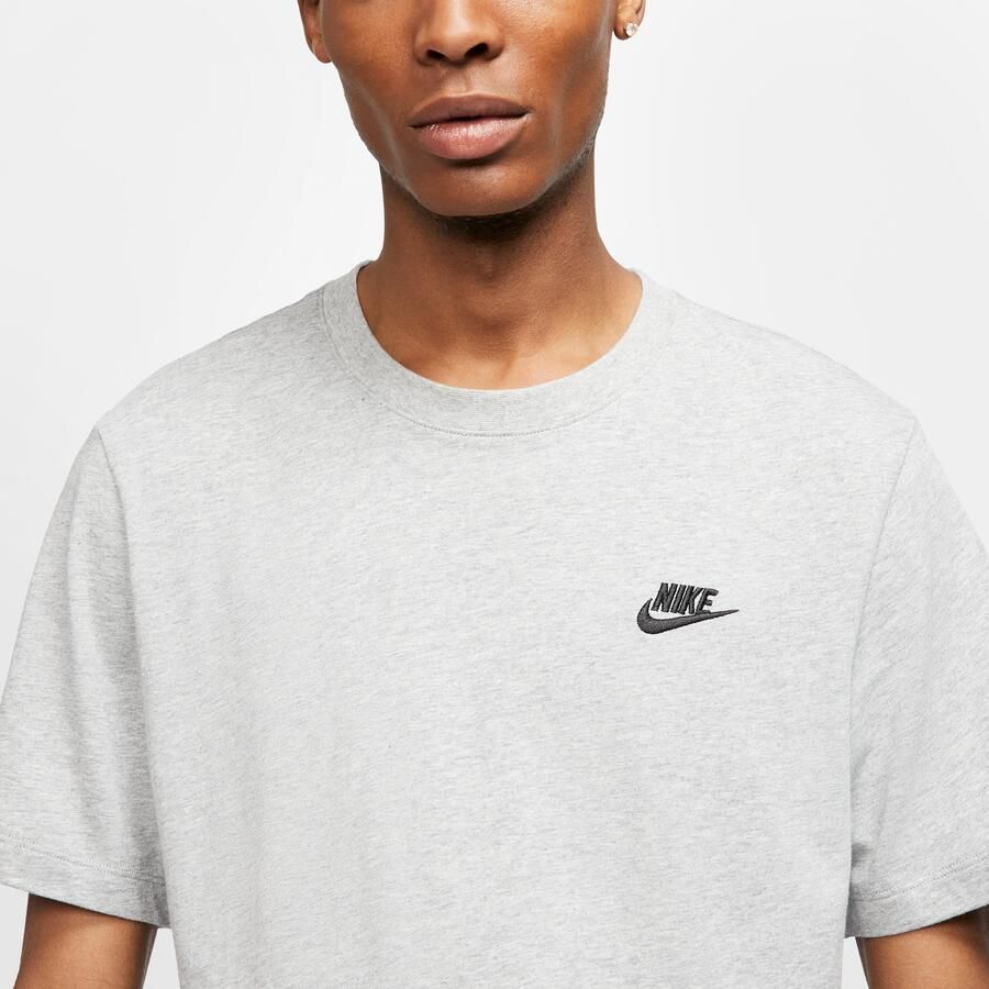 Nike Sportswear Club Grijze Heren T-shirt Gray Heren - Foto 4