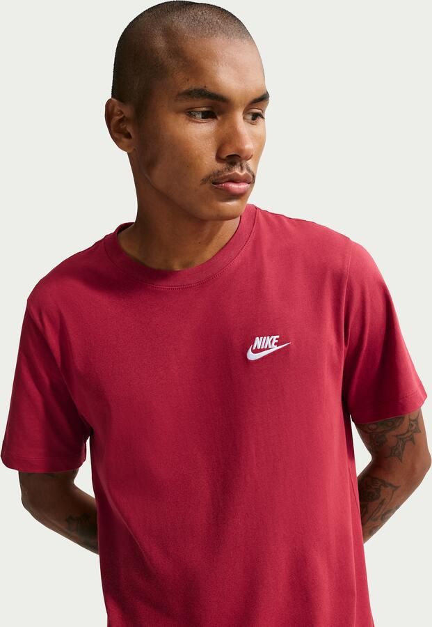 Nike Club T-shirt voor heren Rood - Foto 4