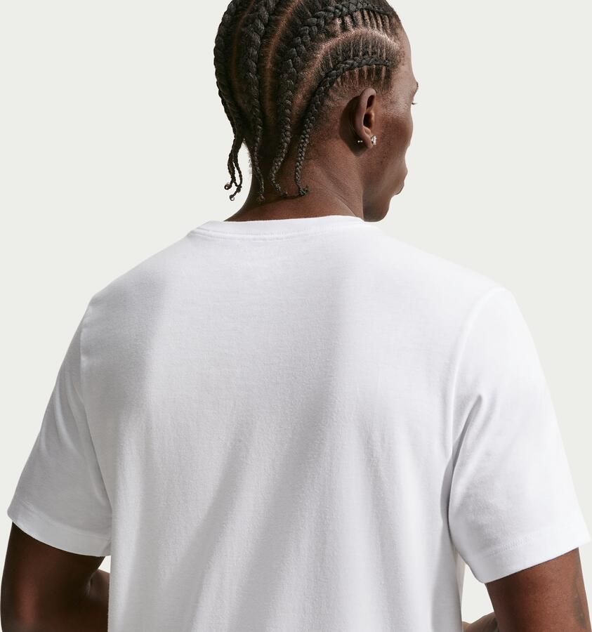 Nike Club Tee Wit Zwart Korte Mouw T-shirt White Heren - Foto 8