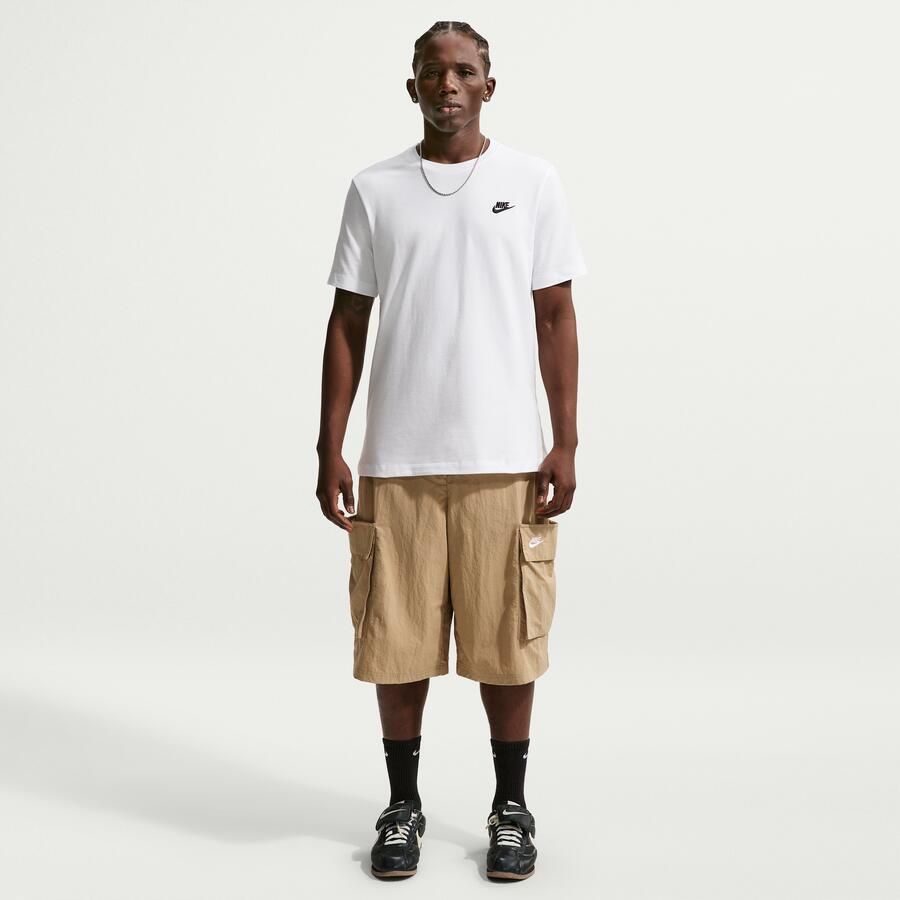 Nike Club Tee Wit Zwart Korte Mouw T-shirt White Heren - Foto 6