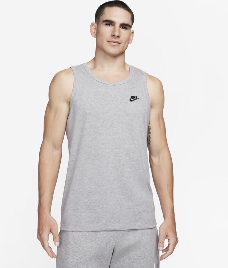 Nike Sportswear Club tanktop voor heren Grijs
