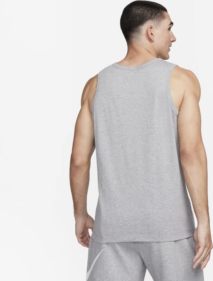 Nike Sportswear Club tanktop voor heren Grijs - Foto 4