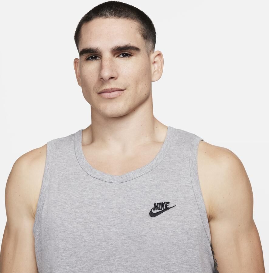 Nike Sportswear Club tanktop voor heren Grijs - Foto 3
