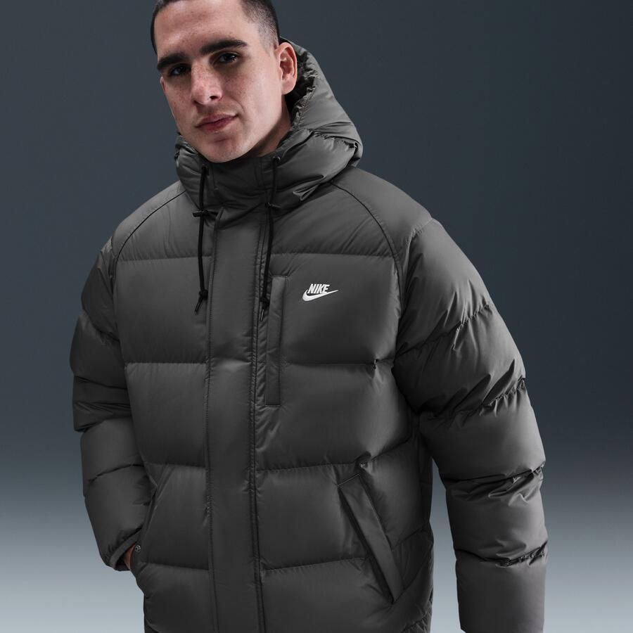 Nike Club Therma-FIT parka voor heren Grijs - Foto 4