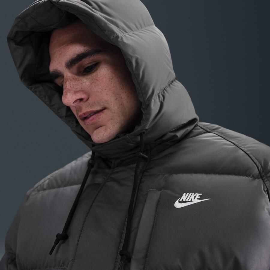 Nike Club Therma-FIT parka voor heren Grijs - Foto 2