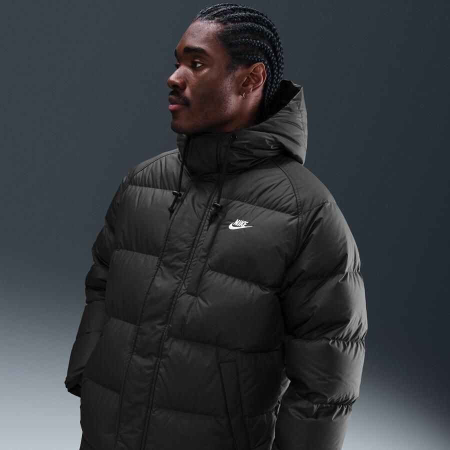 Nike Club Therma-FIT parka voor heren Zwart - Foto 4