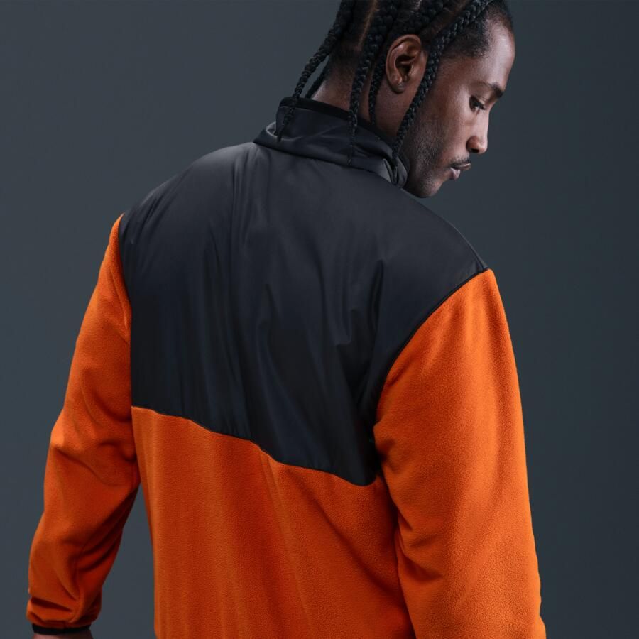 Nike Club winterjack met rits voor heren Oranje