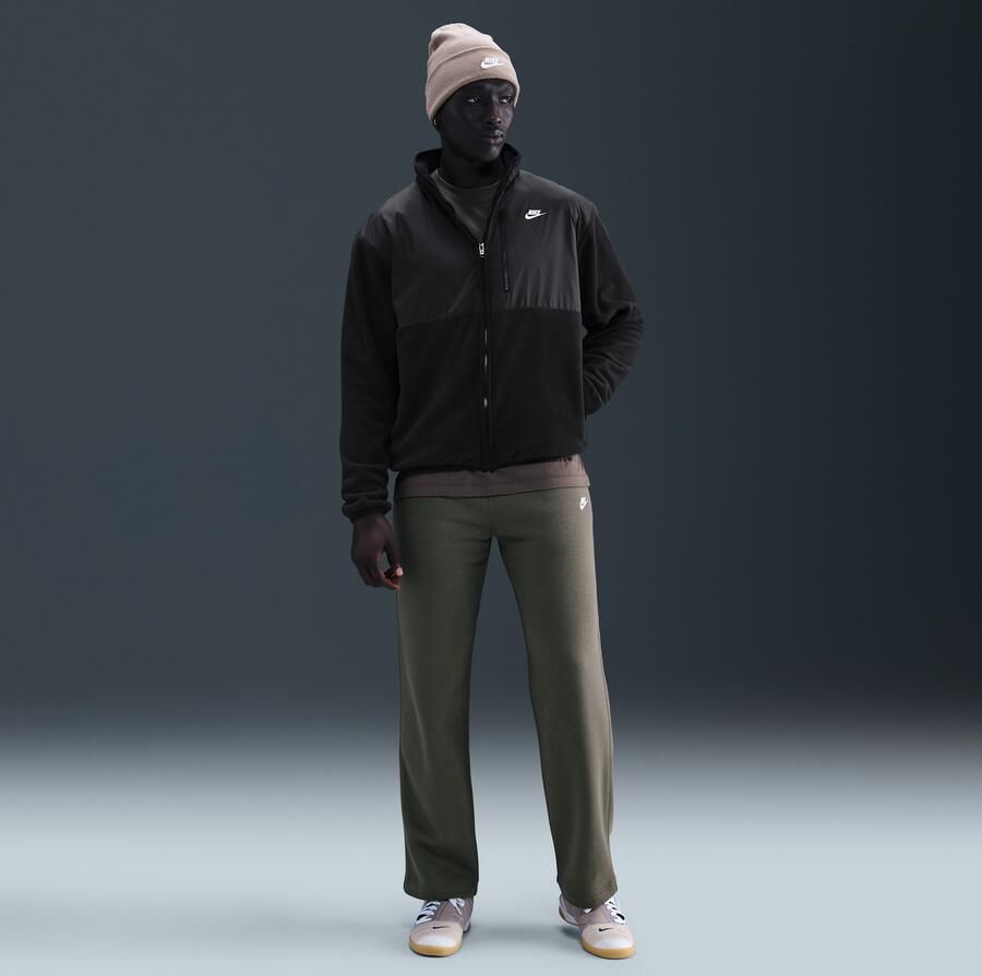 Nike Club winterjack met rits voor heren Zwart - Foto 3