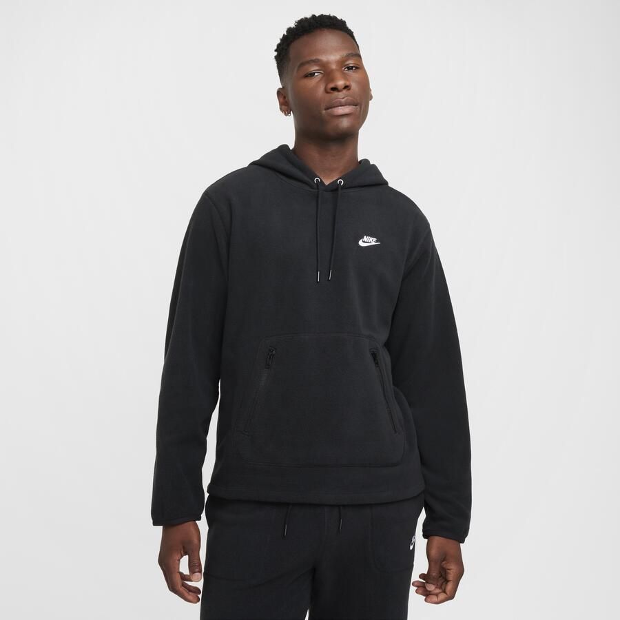Nike Club winterse hoodie voor heren Zwart - Foto 3