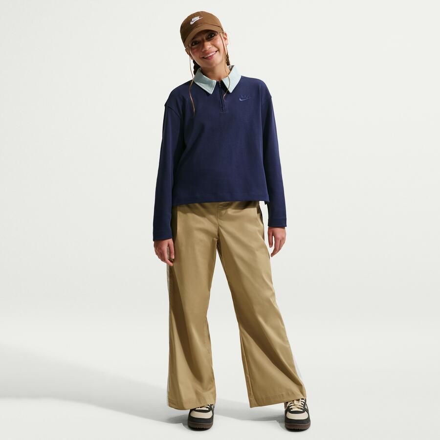 Nike Collection geweven broek voor meisjes Bruin - Foto 4