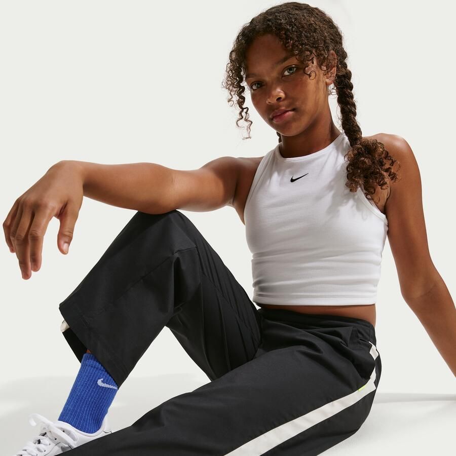 Nike Collection geweven broek voor meisjes Zwart