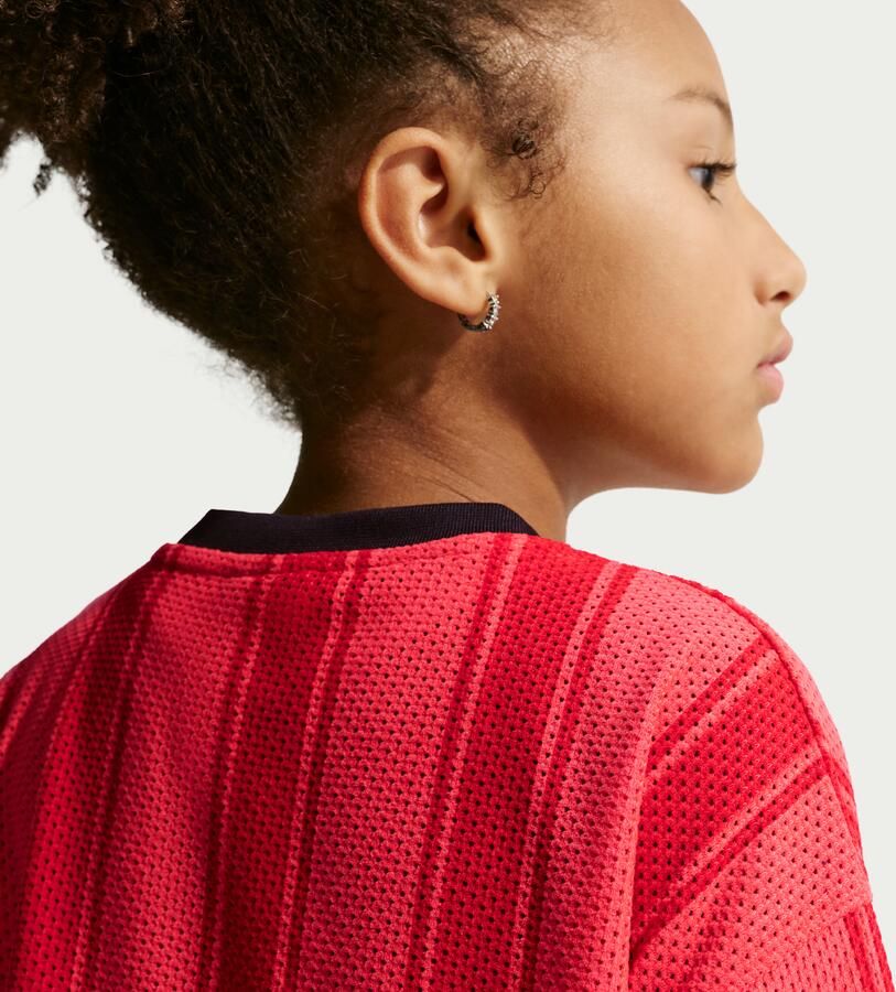 Nike Collection Mesh jersey met lange mouwen voor kids Rood - Foto 2