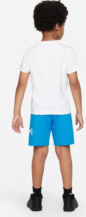 Nike Coral Reef Tee and Shorts Set tweedelige kleuterset Blauw - Foto 4