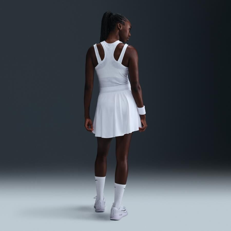 Nike Court Ace Advantage Dri-FIT tennisrok Wit - Foto 2