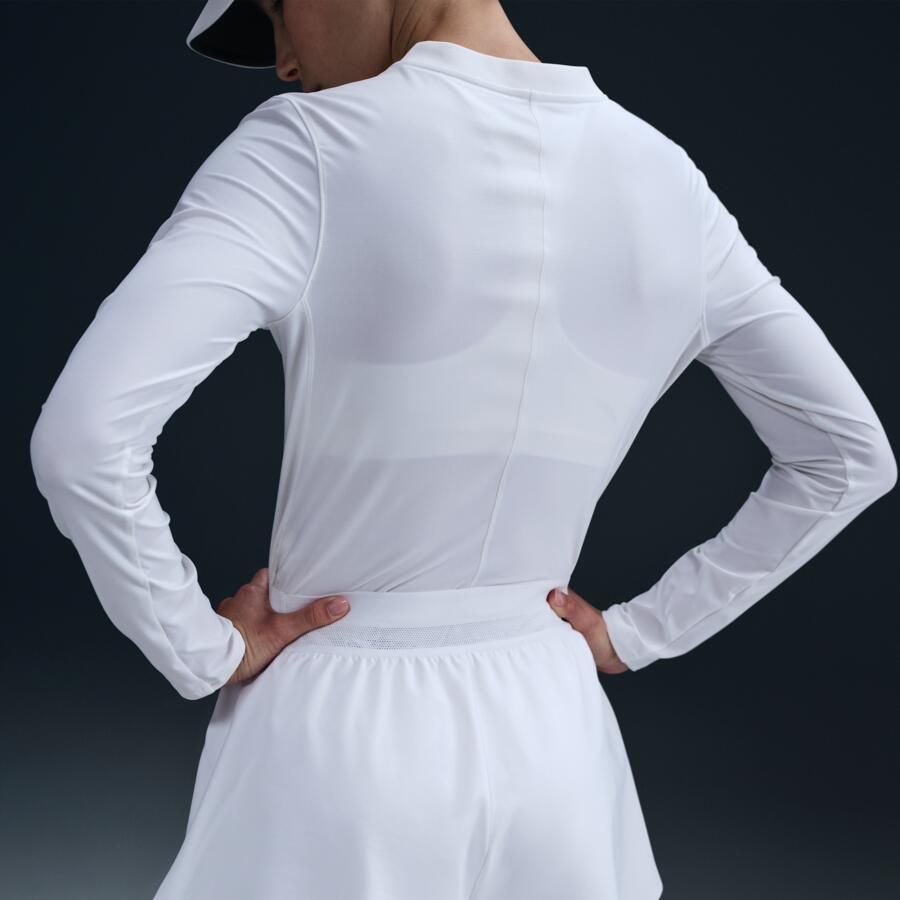 Nike Court Ace Advantage Dri-FIT tennisshorts voor dames Wit - Foto 2
