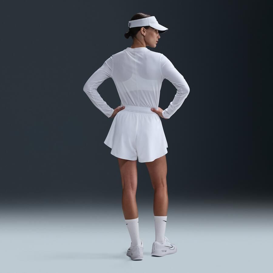 Nike Court Ace Advantage Dri-FIT tennisshorts voor dames Wit - Foto 3