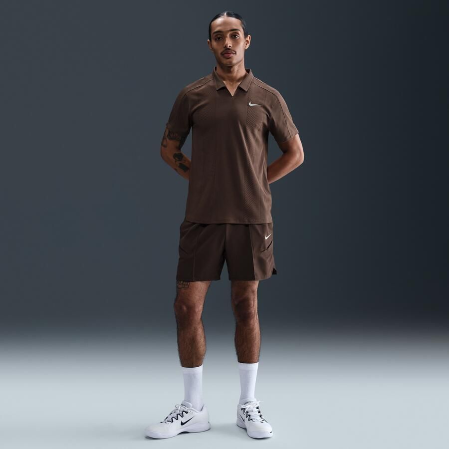 Nike Court Advantage Dri-FIT ADV tennispolo voor heren Bruin - Foto 3