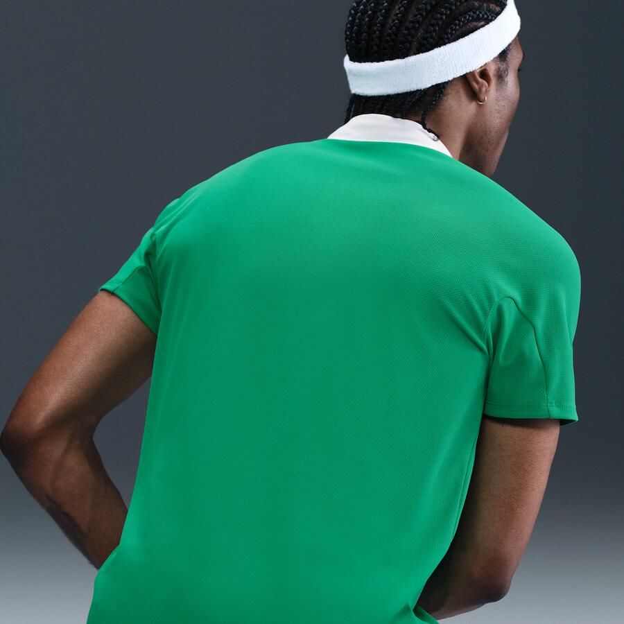 Nike Court Advantage Dri-FIT ADV tennispolo voor heren Groen