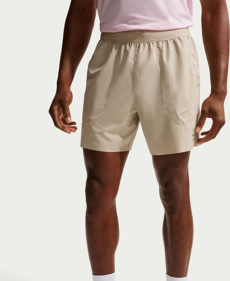 Nike Court Advantage Dri-FIT-shorts voor heren (15 cm) Bruin - Foto 3