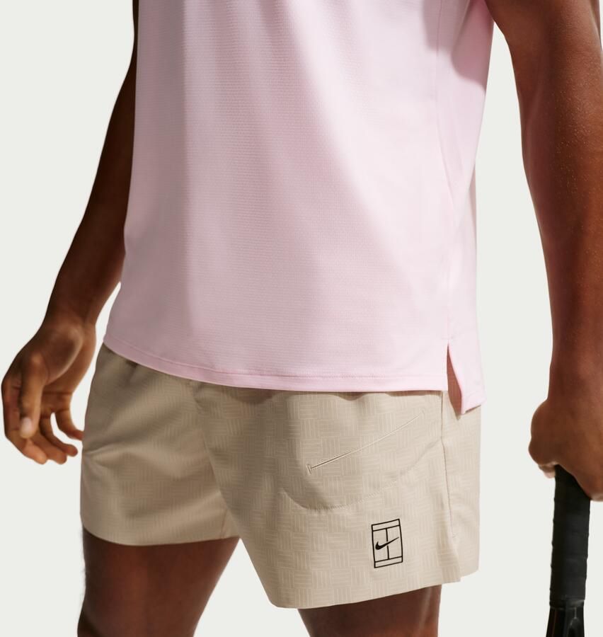 Nike Court Advantage Dri-FIT-shorts voor heren (15 cm) Bruin