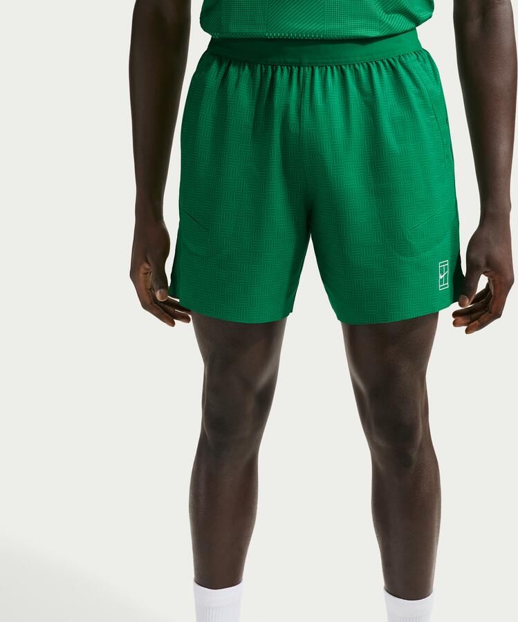 Nike Court Advantage Dri-FIT-shorts voor heren (15 cm) Groen