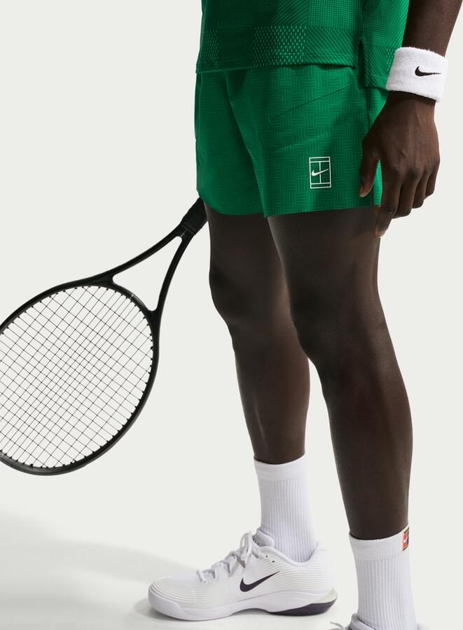 Nike Court Advantage Dri-FIT-shorts voor heren (15 cm) Groen - Foto 3