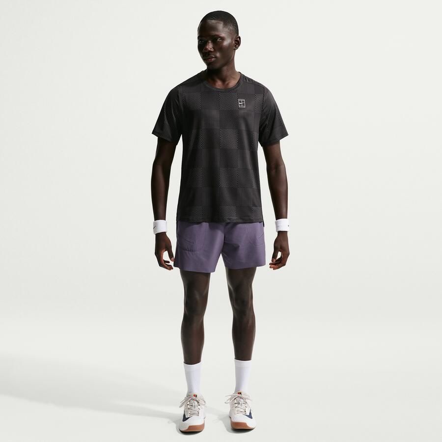 Nike Court Advantage Dri-FIT-shorts voor heren (15 cm) Paars - Foto 4