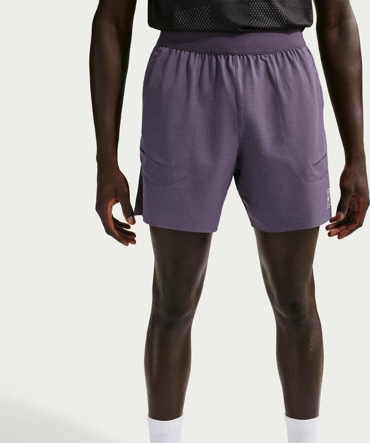 Nike Court Advantage Dri-FIT-shorts voor heren (15 cm) Paars - Foto 2