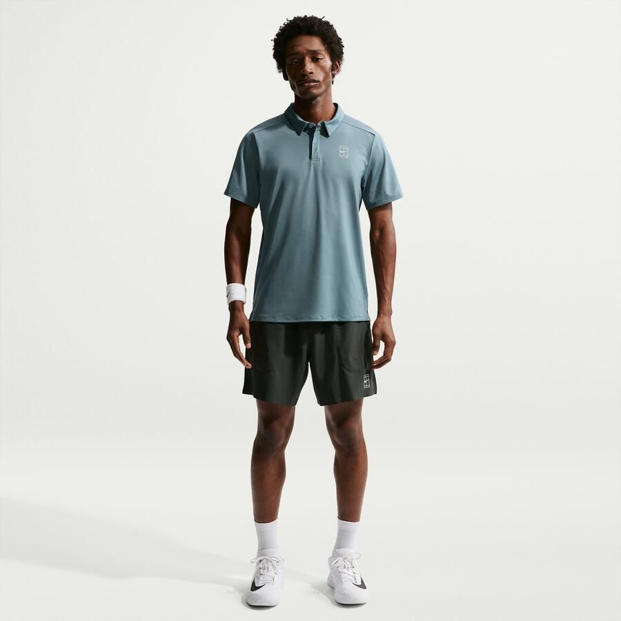 Nike Court Advantage Dri-FIT tennispolo voor heren Grijs - Foto 2