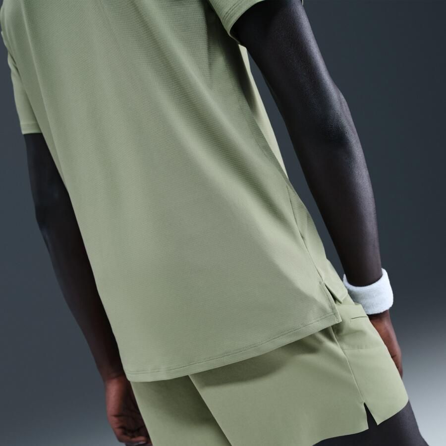 Nike Court Advantage Dri-FIT tennispolo voor heren Groen