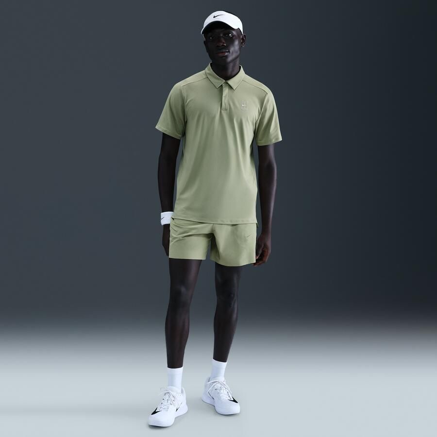 Nike Court Advantage Dri-FIT tennispolo voor heren Groen - Foto 3